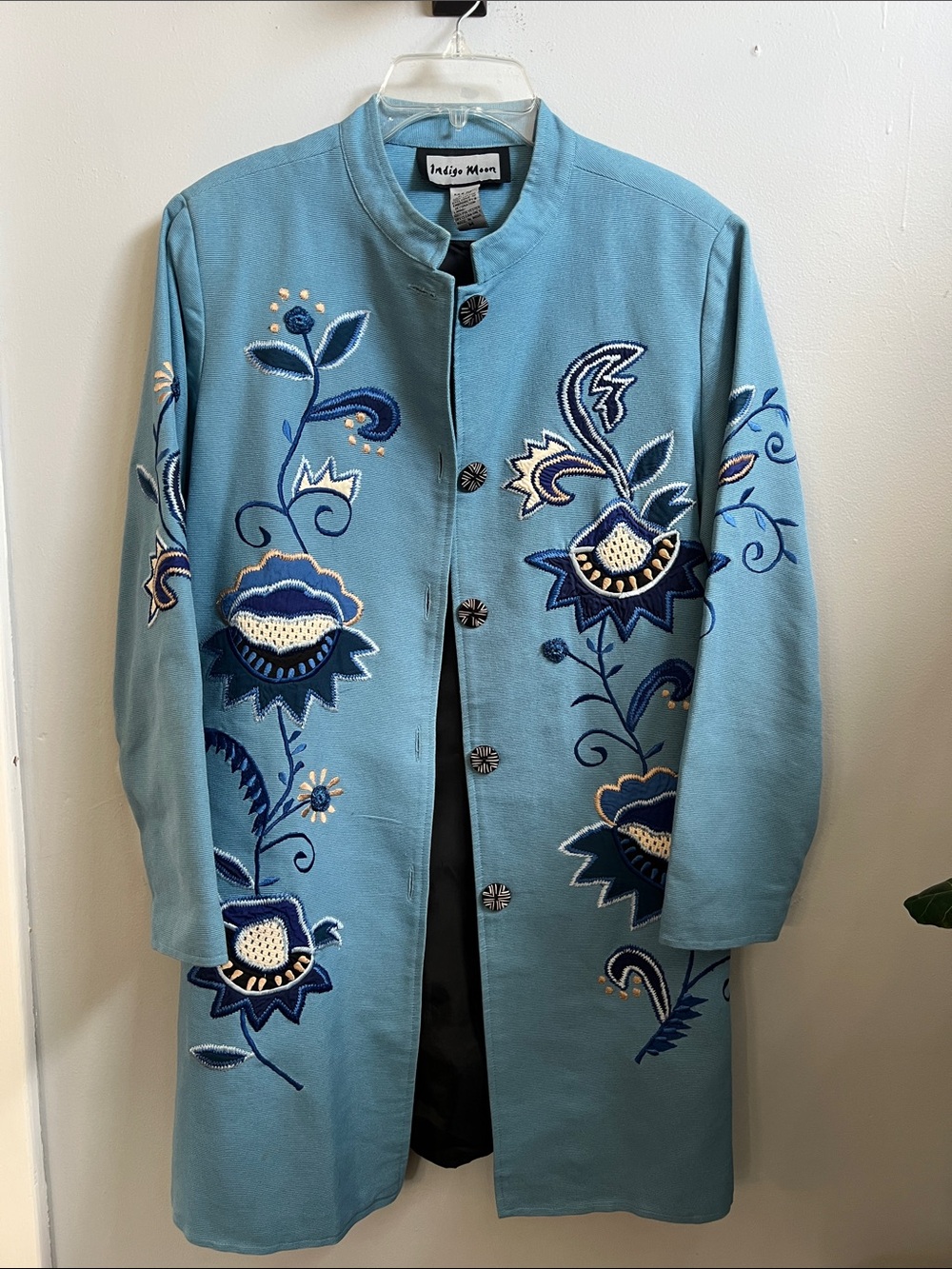 Indigo Moon Women’s Embroidered Jacket